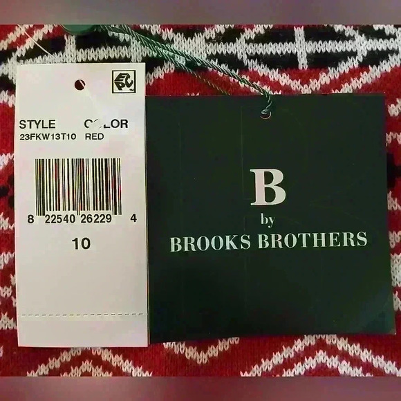 B BY BROOKS BROTHERS BIG BOYS COTTON FAIRISLE CREWNECK SWEATER. - Picture 6 of 7